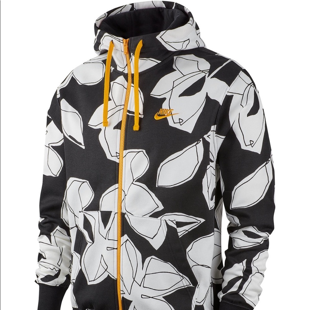 Nike floral print hoodie